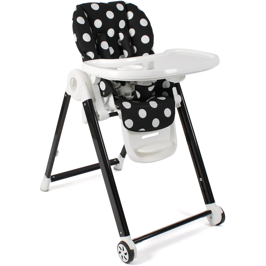 CHIC4BABY Hochstuhl »Aro, Dots Black«, Kunstleder 2 CHIC4BABY Hochstuhl »Aro, Dots Black«, Kunstleder