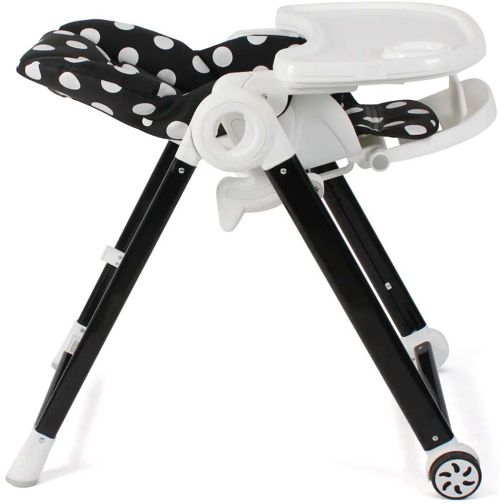 CHIC4BABY Hochstuhl »Aro, Dots Black«, Kunstleder 6 CHIC4BABY Hochstuhl »Aro, Dots Black«, Kunstleder – Bild 5