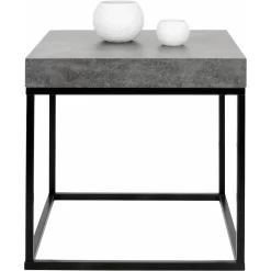 TemaHome Couchtisch »Petra«, Mit Einer Tischplatte In Beton-Optik Und Einem Schwarzen Beingestell -Möbelhaus c25573383e7faa908eb0896bc0a0d4cf