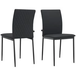 Leonique Esszimmerstuhl »Pavia«, 2 St., Kunstleder, Im 2er Oder 4er Set, Mit Rückenlehne Harlekinmuster, Sitzhöhe 48 Cm -Möbelhaus c89d769c6191b88e290bba74ebfe325e