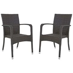 Garden Pleasure Stapelstuhl »LONDON«, (Set), 2 St., 2er Set, Auch Für Die Gastronomie Geeignet