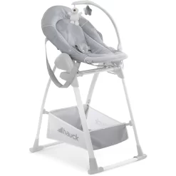 Hauck Hochstuhl »Sit N Relax 3in1, Stretch Grey«, Mit 2 Aufsätzen -Möbelhaus d6e673e450351f471a6a61bc2d743737