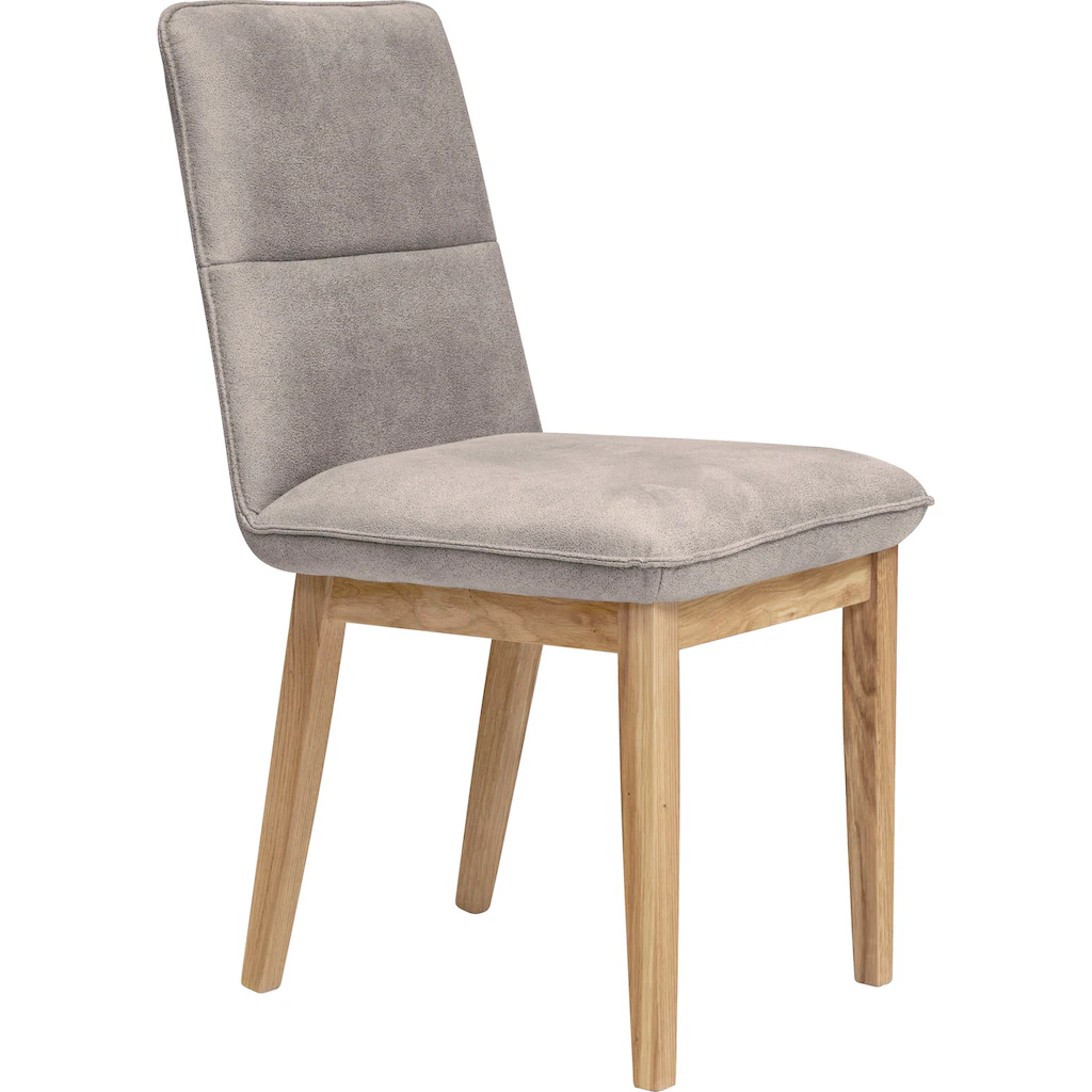 Home Affaire 4-Fußstuhl »Beluna«, (Set), 2 St., Luxus-Microfaser In Lederoptik, Gestell Und Beine Aus Massiver Eiche 4 Home Affaire 4-Fußstuhl »Beluna«, (Set), 2 St., Luxus-Microfaser In Lederoptik, Gestell Und Beine Aus Massiver Eiche – Bild 2