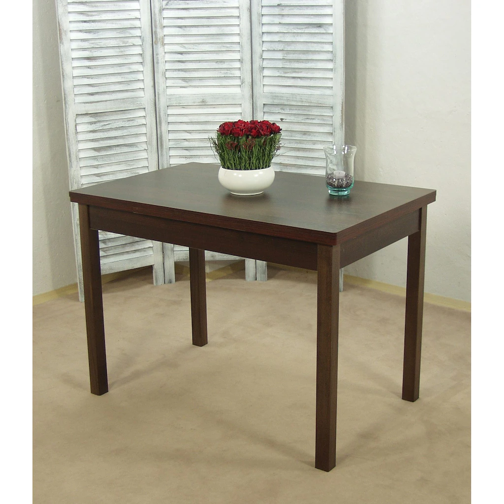 Home Affaire Esstisch »Hugo«, Mit Auszugsfunktion 5 Home Affaire Esstisch »Hugo«, Mit Auszugsfunktion – Bild 3