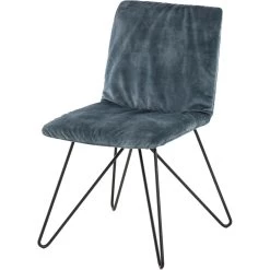 W.SCHILLIG Polsterstuhl »Villeroy & Boch MATEO«, Velourgewebe S41