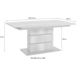 Homexperts Esstisch »Bonnie«, Breite 160 Cm, Mit Auszugsfunktion 11 Homexperts Esstisch »Bonnie«, Breite 160 Cm, Mit Auszugsfunktion -Möbelhaus fd46bb02e197995545d974a4dea8b312